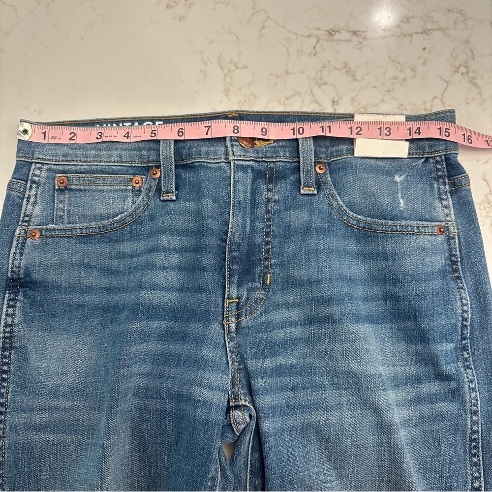 J. Crew 9" vintage slim-straight jean in Tilda wash Size 28 New - Picture 11 of 15